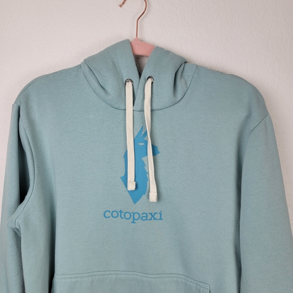 Cotopaxi Llama Pullover Hoodie Light Blue Large - Picture 4 of 9